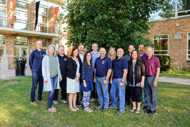Fine Arts Department Staff Group Photo Fall 2017