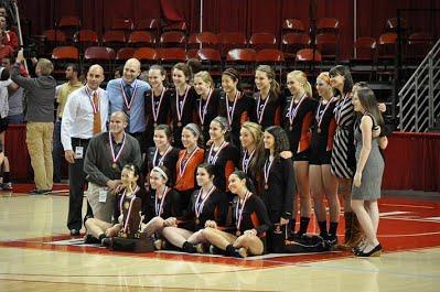 2012 Girl's Volleyball Team takes 4th Place in State Finals