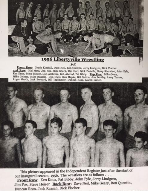 1956 Libertyville Wrestling