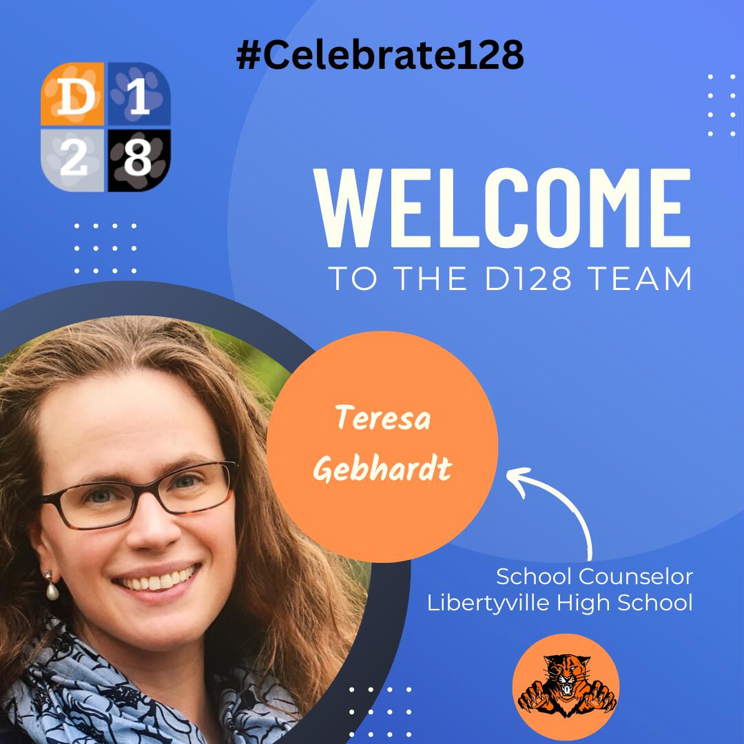 Welcome to D128 Teresa Gebhardt graphic
