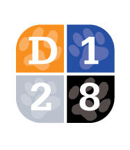 D128 logo