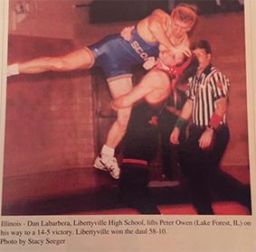 1992 Most Exciting Wrestler Dan LaBarbera