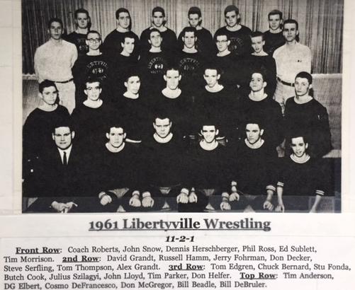 1961 Libertyville Wrestling