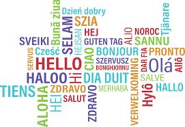 Hello in several languages image