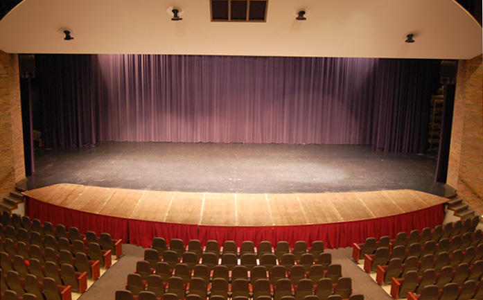 view of the Auditorium stage from the balcony
