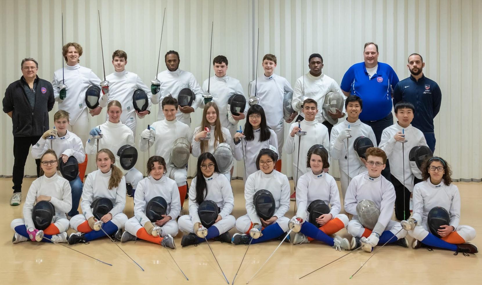 Fencing Team Photo - 2020