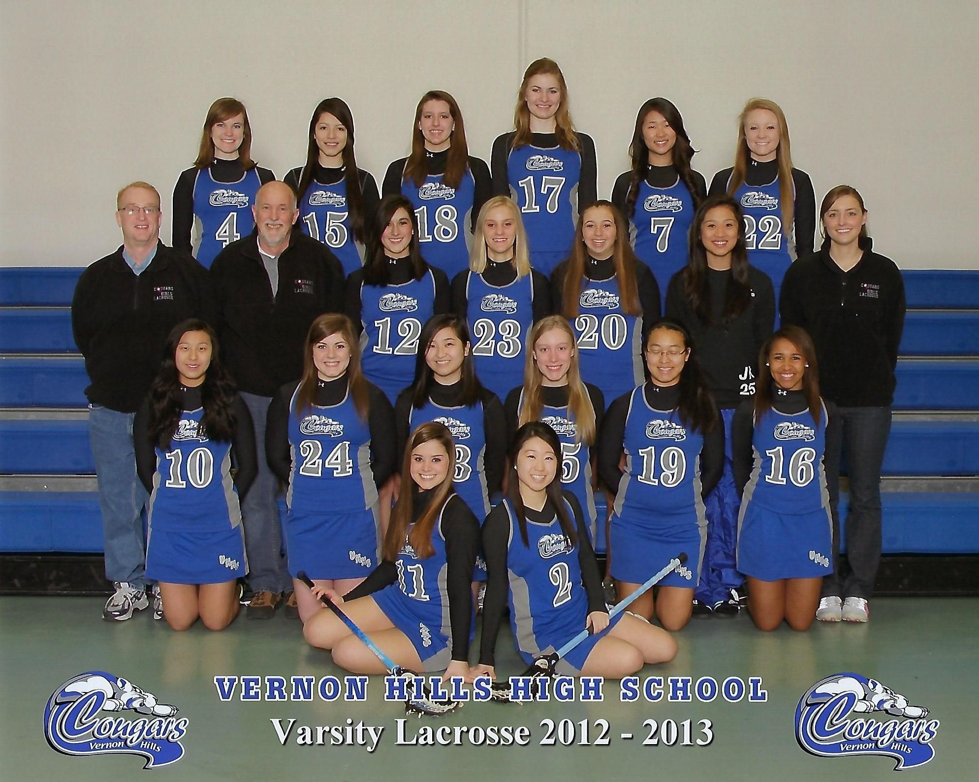 2013 VHHS Girls' Lacrosse Varsity