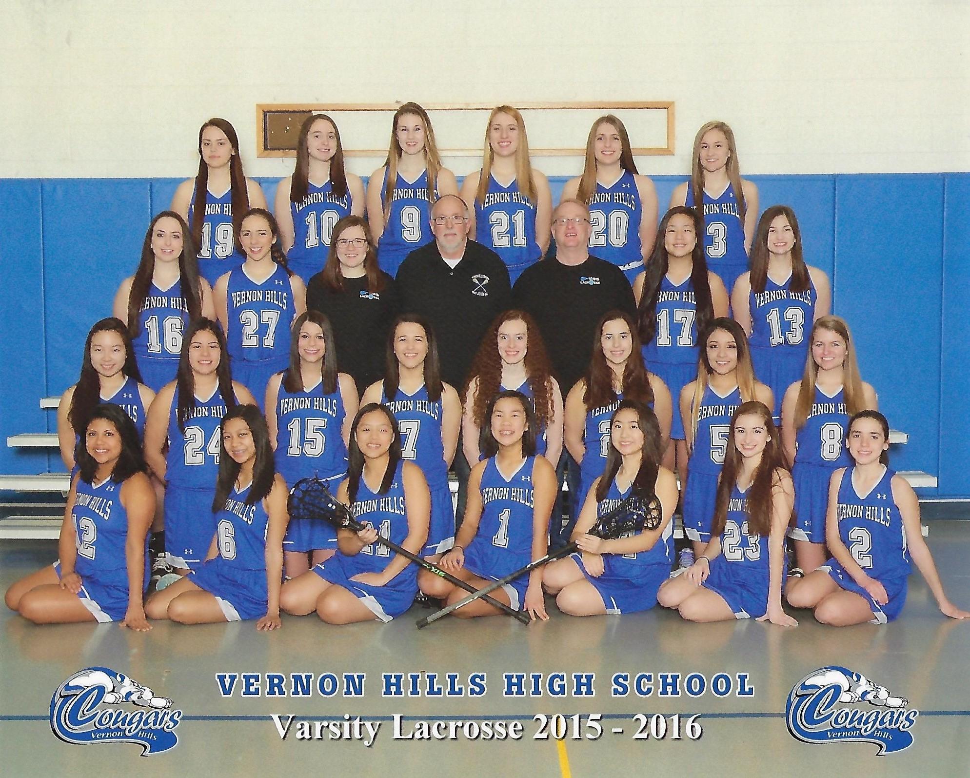 2016 VHHS Girls Lacrosse Varsity