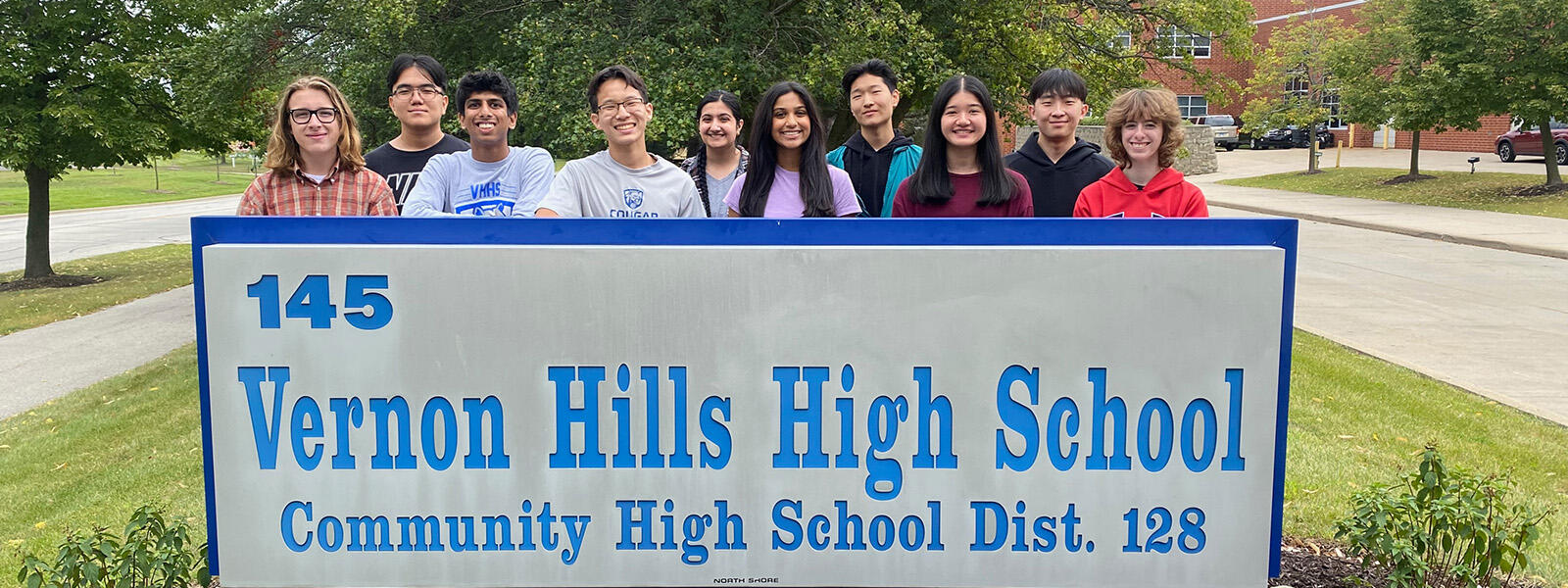 Photo of 10 VHHS students who earned National Merit Semifinalist status