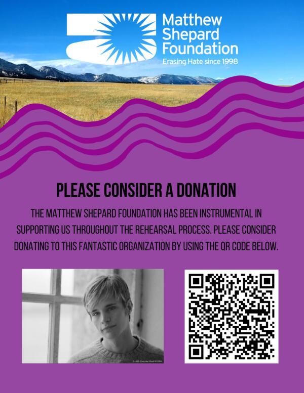 Please donate to the Matthew Shepard Foundation