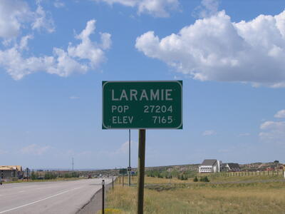 Photo Laramie sign population 27204